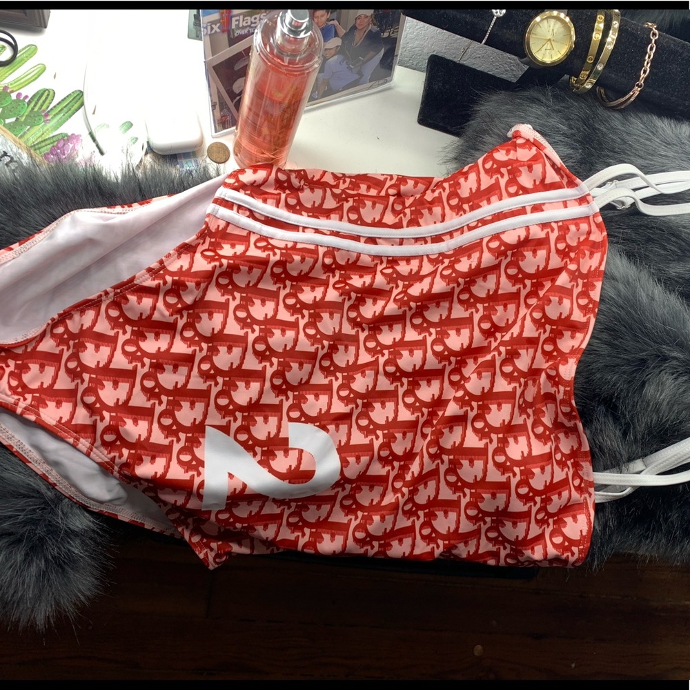 Galliano designed-  Dior swimsuit one piece